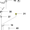 Гвинт Husqvarna 545, 550XP, 545FX, 345FR, 555FX (5028471-01)