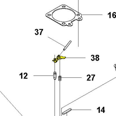 Коромисло Husqvarna 545, 550XP, 345FR, 545FX (5028474-01)