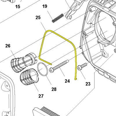 Уплотнительное кольцо Husqvarna 345FR, 545FX, 545FR, 545RX (5032632-04)