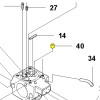 Жиклер Husqvarna 345FR, 545RX, 545F, 545FX (5054269-01)