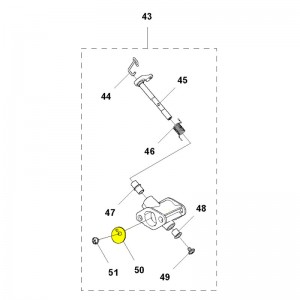 Клапан Husqvarna 345FR, 545FX, 545FR, 545RX (5225435-01)