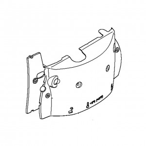 Накладка зимового комплекту Husqvarna 345FR, 545FX, 545FR, 545RX (5225509-01)