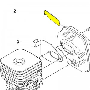 Сітка глушника Husqvarna 327RX, 327P5X (5372218-01)