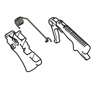 Курок газу, запобіжник, пружина Husqvarna 225i (5376649-01)