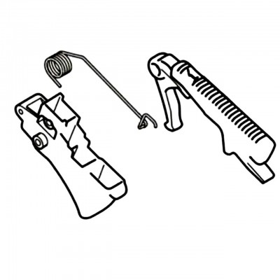 Курок газу, запобіжник, пружина Husqvarna 225i (5376649-01)