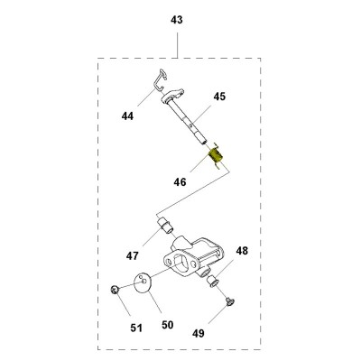 Пружина Husqvarna 345FR, 545FX, 545FR, 545RX (5449718-01)