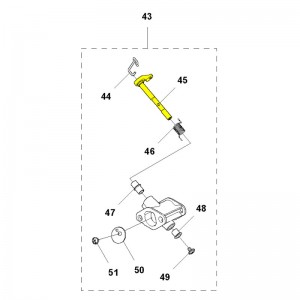 Вал Husqvarna 345FR, 545FX, 545FR, 545RX (5743239-01)