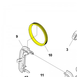 Ущільнення Husqvarna 345FR, 545FX, 545FR, 545RX (5762237-01)