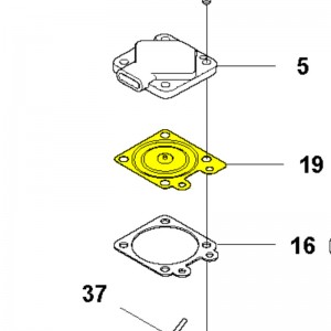 Мембрана дозуюча Husqvarna 345FR, 545FX, 545FR, 545RX (5766845-01)