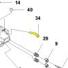 Штуцер Husqvarna 345FR, 545FX, 545FR, 545RX (5770168-01)