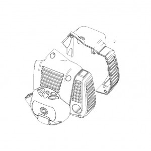 Накладка двигуна Husqvarna 321S15 (5826204-01)