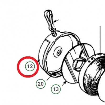 Корпус рулетки пластиковый Husqvarna (5056973-38)