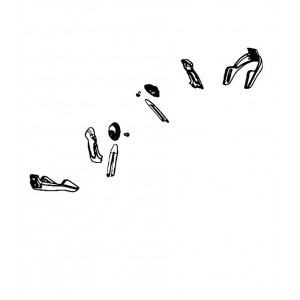 Кронштейн крепления к каске для наушников Husqvarna X-COM Active и X-SYNC (5461814-01)