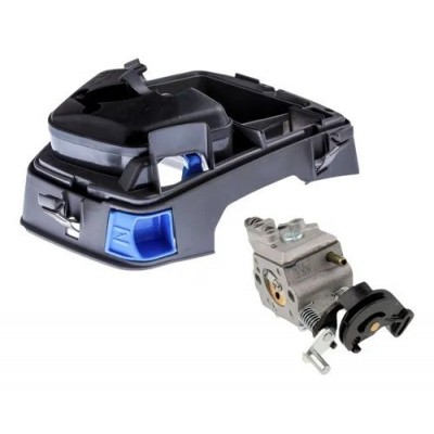 Карбюратор Walbro WTE 14A + тримач повітряного фільтра для тримерів та кущорізів Husqvarna (5861540-01)