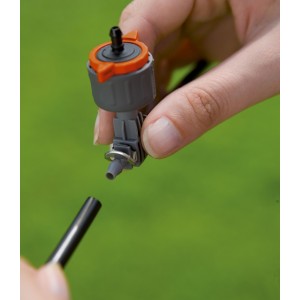 Капельница Gardena Micro-Drip-System Quick & Easy внутренняя регулируемая 1-8 л/час, 5 шт (08317-29)