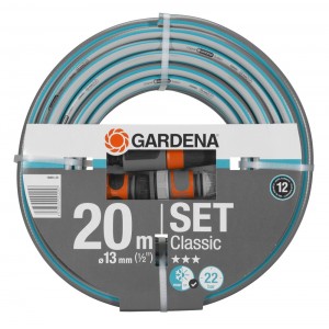 Шланг з комплектом для поливу Gardena Classic 13 мм (1/2 ), 20 м Set (18004-20)
