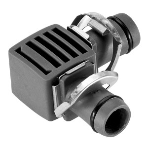 Соединитель L-образный Gardena Micro-Drip-System Quick & Easy для шлангов 13 мм, 2 шт (08382-29)