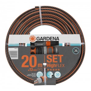 Шланг з комплектом для поливу Gardena HighFlex 13 мм (1/2 ), 20 м Set (18064-20)