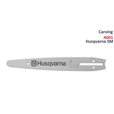 Пильна шина Husqvarna Carving 10"/25 см, 1/4", 1.3 мм, A041, HN, 60DL (5058915-60)