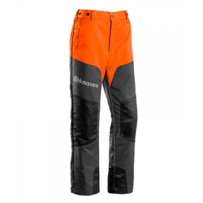 Брюки Husqvarna Classic 20A, оранжево-черные, 44 (5295189-44)