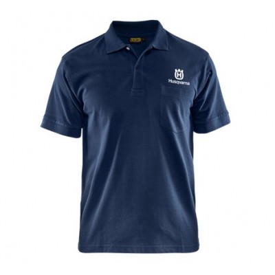 Футболка поло мужская Husqvarna, темно-синяя, XХXL-60/62 (5951033-07)