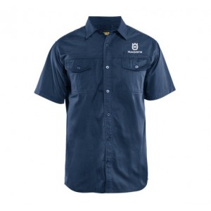 Тенниска Husqvarna короткий рукав, темно-синяя, L-52 (5951043-04) Тенниска Husqvarna короткий рукав, темно-синяя, L-52 (5951043-04)