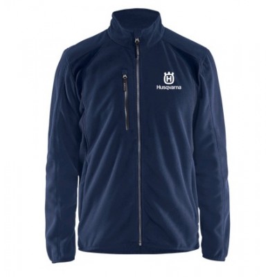 Куртка флисовая Husqvarna Fleece Jacket, темно-сине-черная, S-46 (5951056-02)