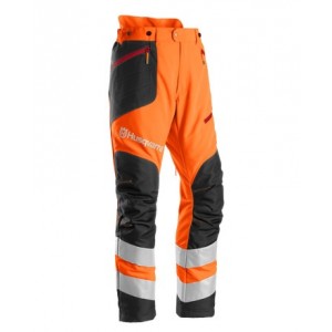 Брюки Husqvarna Technical B&T High Viz, оранжево-черные, 48 (5972462-48)