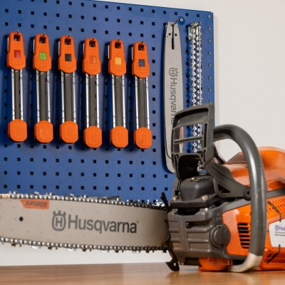 Husqvarna 2026 - Новинка: заточные комплекты Husqvarna 2-в-1 Filing Guide с цветным Cutting ID