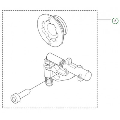 Маслонасос в комплекте для бензопилы Husqvarna 445S, 450S (5470511-01)
