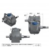 Коробка передач культиватора Husqvarna T50 RH, T50 RS, TF 324, TF 334, T85HX, T85RS (5196530-92) заміна арт. 5853650-01