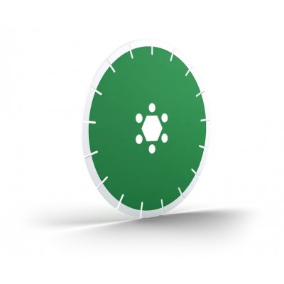 Алмазний диск Blastrac E12023, Husqvarna ELITE-SHAVE M 255 мм, HEX, зелений 255 мм для BMC 335 (5337722-01)