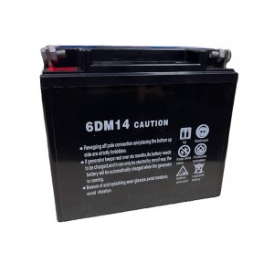 Акумулятор 6DM14, 12В/14 А/год для генератора Husqvarna G5500P, G8500P (5949561-01) Акумулятор 6DM14, 12В/14 А/год для генератора Husqvarna G5500P, G8500P (5949561-01)