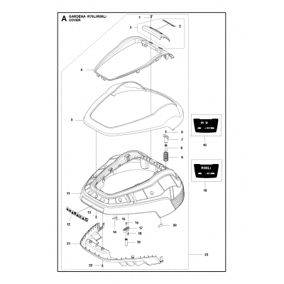 Магнит Магнит, датчик подъема Gardena