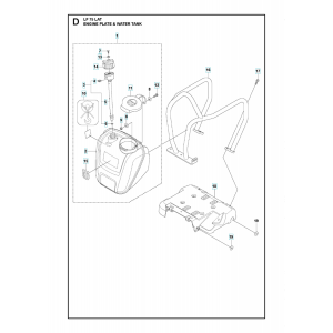 Клапан подачі води Husqvarna HCP (5942123-01)