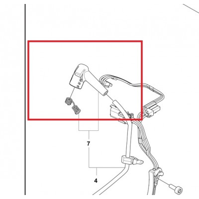 Ковпачок свічки+контактна пружина Husqvarna 585, 592 XP (5312415-01)