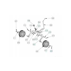 Колесо скарификатора Husqvarna S 500 PRO (5340090-64)