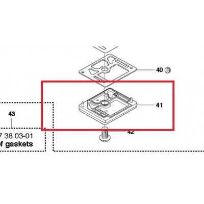 Кришка Husqvarna 353, Jonsered CS 2153 (5371768-01)