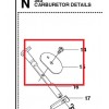 Заслінка дросельна Husqvarna 353, Jonsered CS 2153 (5440566-01)