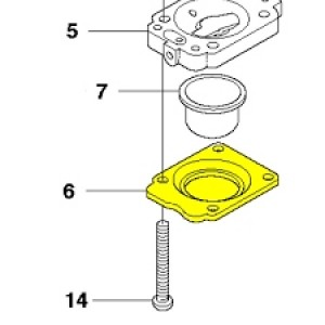 Кришка Husqvarna 541EA, 130BT, 143R II, 541RS, 236R (5067410-01)