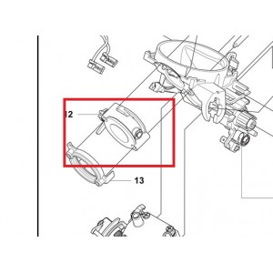 Повітряна заслінка Husqvarna 585, 592 XP (5932688-01)