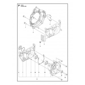 Картер у комплекті Husqvarna 531RS, 541RS, 541EA (5933054-01)