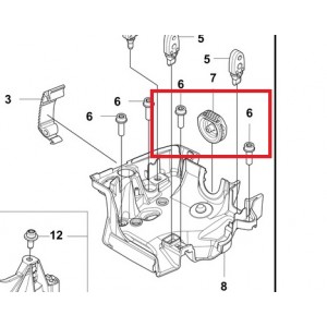 Уплотнение троса газа Husqvarna 585, 592 XP (5958453-01)