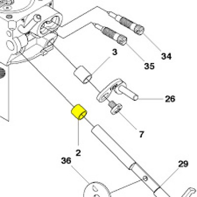 Втулка Husqvarna 445, 445 II, 450 II, 450-e (5020782-01)