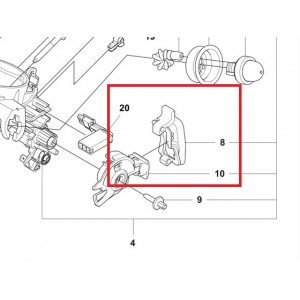 Уплотнение Husqvarna 585, 592 XP (5939090-01)