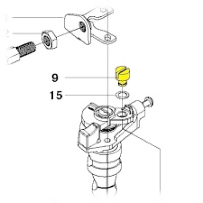 Шарнірне з'єднання Husqvarna 541EA, 541RS, 531RS (5165977-01)