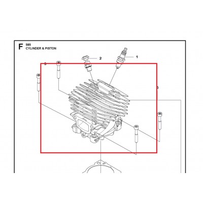 Поршневая в комплекте Husqvarna (5989394-03)