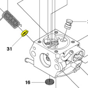 Втулка Husqvarna 445, 450 II, 555, 556, 560 XP (5020798-01)