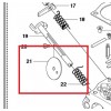 Вентиль Husqvarna 353, Jonsered CS 2153 (5372666-01)