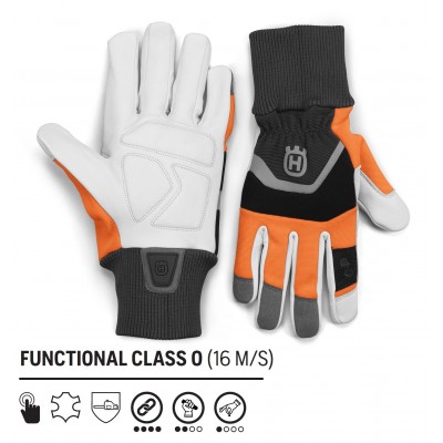 Перчатки с защитой Husqvarna Functional Class 0 (16 м/с) 7/S (5996516-07)